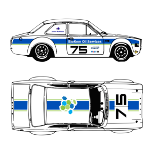 Race car Livery graphic design | Grafik-Design von Valtti Design
