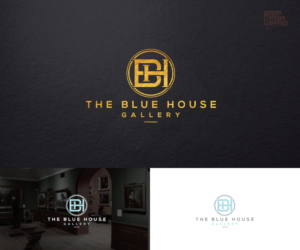 "BH" as a symbol, or "The Blue House Gallery" as text with a symbol. Or no text? | Logo-Design von step forward 2