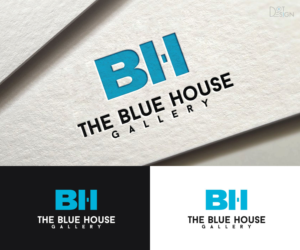 "BH" as a symbol, or "The Blue House Gallery" as text with a symbol. Or no text? | Logo-Design von Dot Design 3