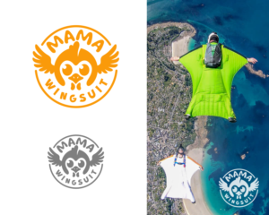 Mama Wingsuit | Diseño de Logo por alpino