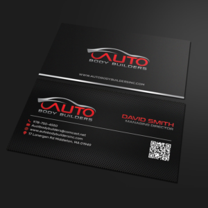 Auto Body Builders business card | Diseño de Tarjeta de Presentación por Sandaruwan