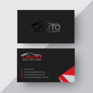 Auto Body Builders business card | Diseño de Tarjeta de Presentación por Sarah Haroon