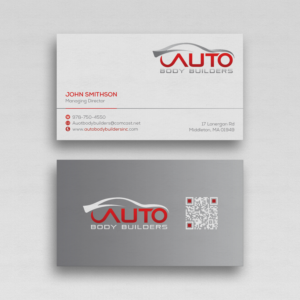 Auto Body Builders business card | Diseño de Tarjeta de Presentación por WebixBD