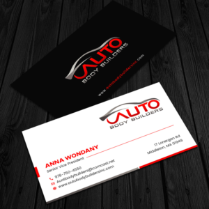 Auto Body Builders business card | Diseño de Tarjeta de Presentación por alex_etel