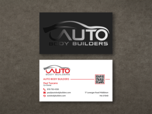 Auto Body Builders business card | Diseño de Tarjeta de Presentación por Moumita_
