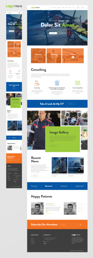 Web-Design von Hassaan Shah für dieses Projekt | Design: #23238111