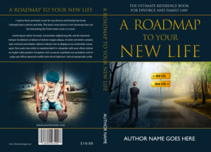 Divorce Lawyer print and ebook cover (A roadmap to your new life ) | Design de Couverture de Livre par illuminati-design