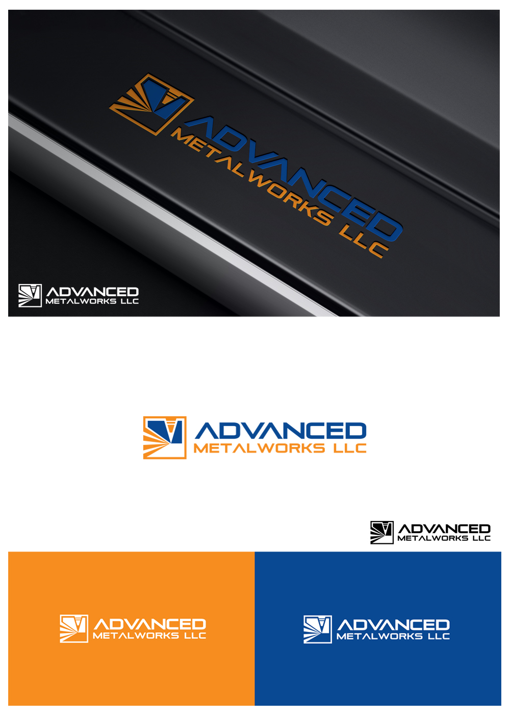 Diseño de Logo por goranvisnjic82 para Advanced Metalworks LLC | Diseño #23219172