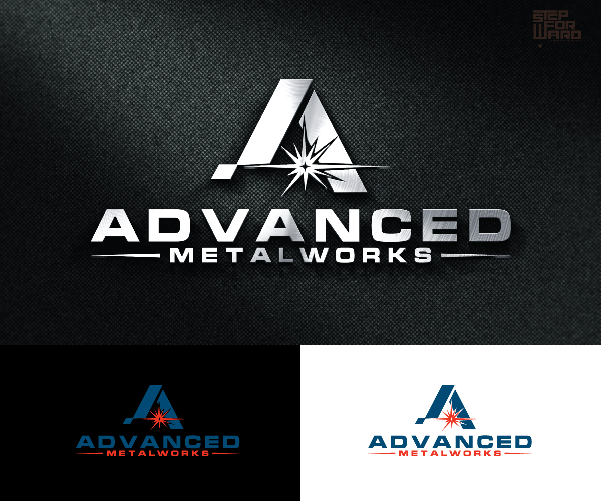 Logo Design by step forward 2 for Advanced Metalworks LLC | Design #23261542