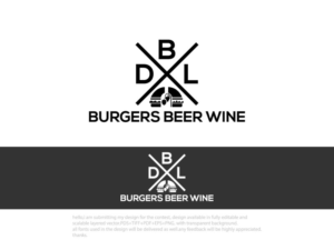 DBL. tap:  burgers beer wine  | Logo Design by adnan001 2