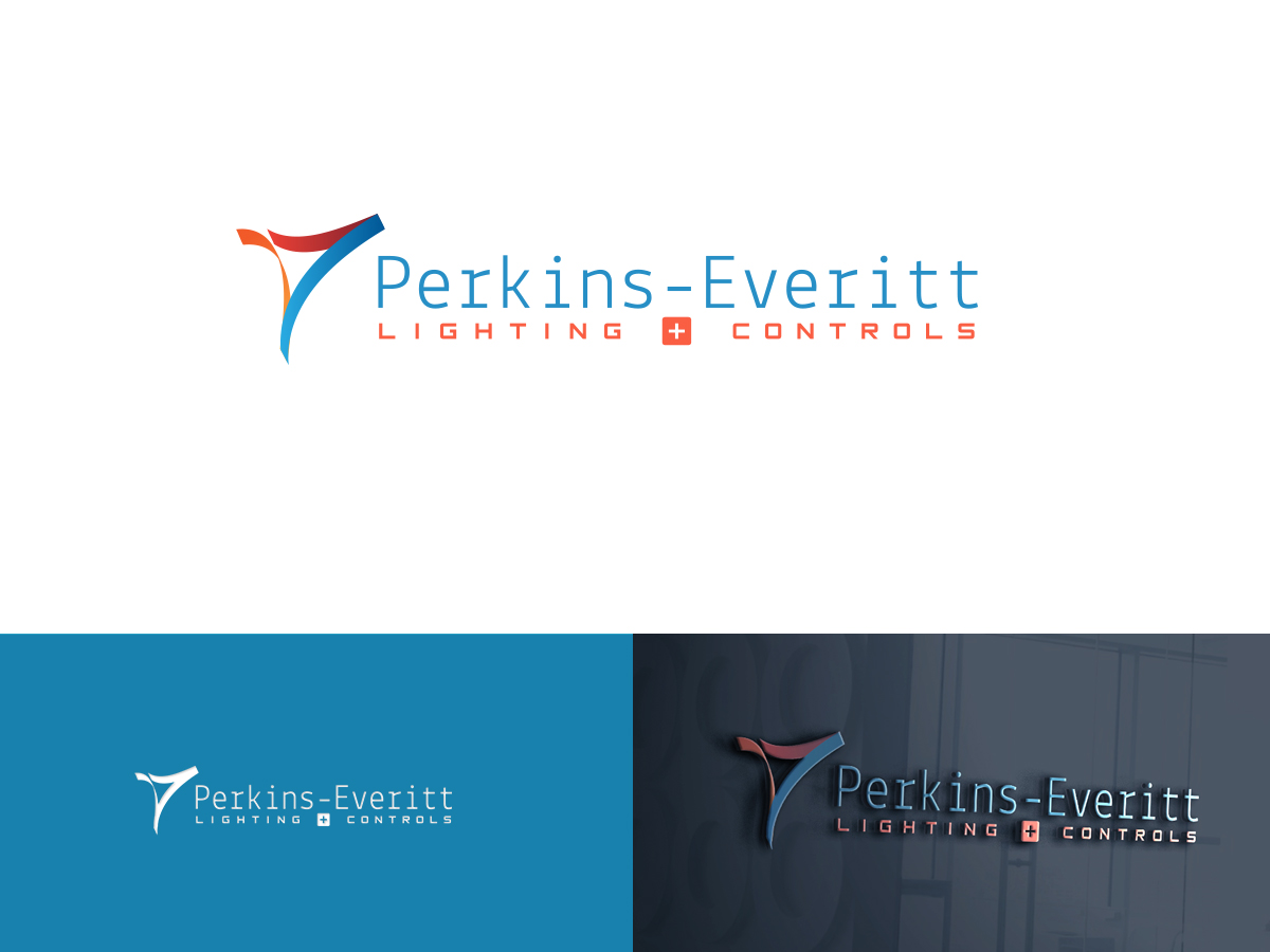 Logo Design by ArtSamurai for Perkins-Everitt Lighting & Controls | Design #23221088