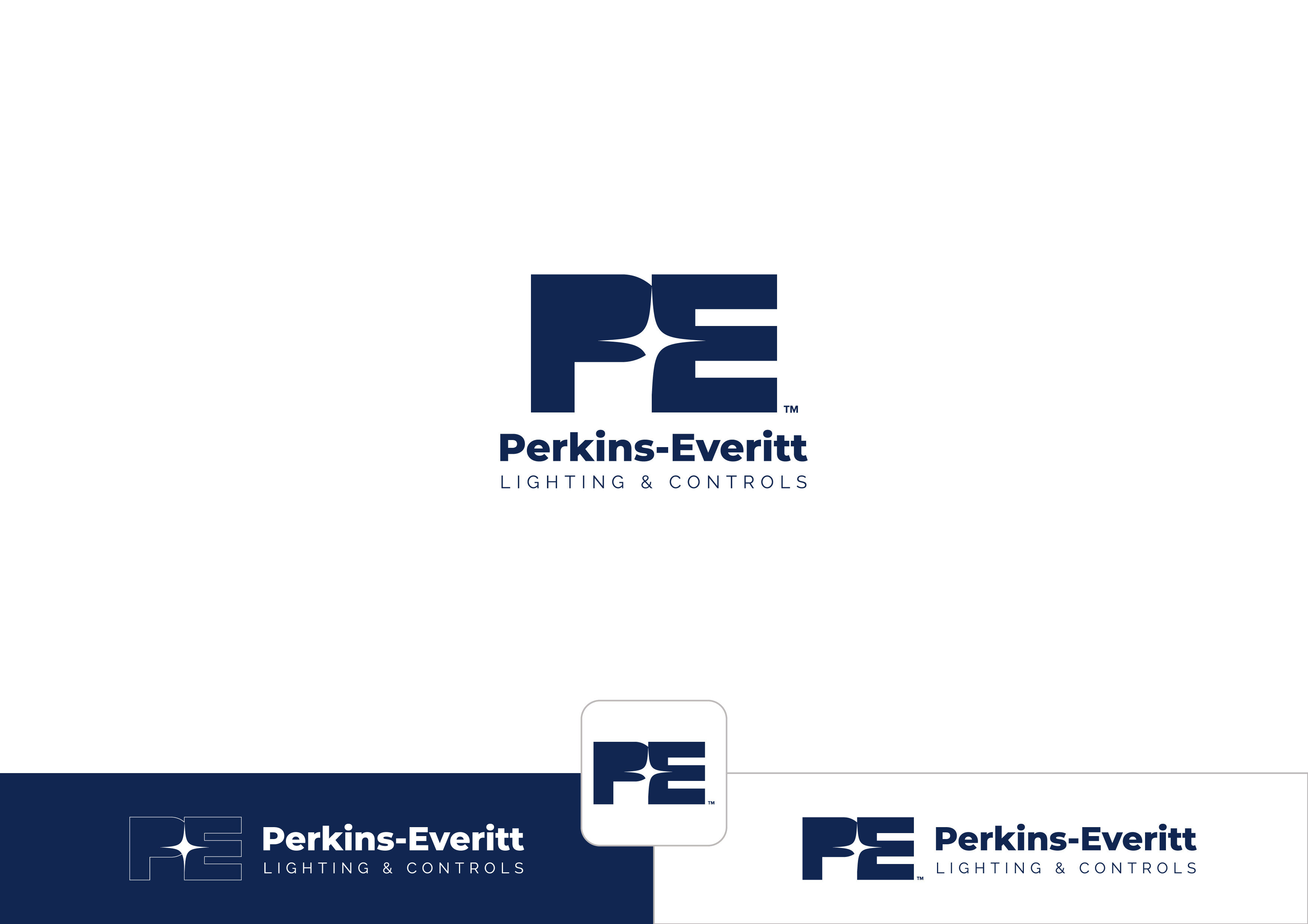 Logo Design by ~idiaz~ for Perkins-Everitt Lighting & Controls | Design #23227140