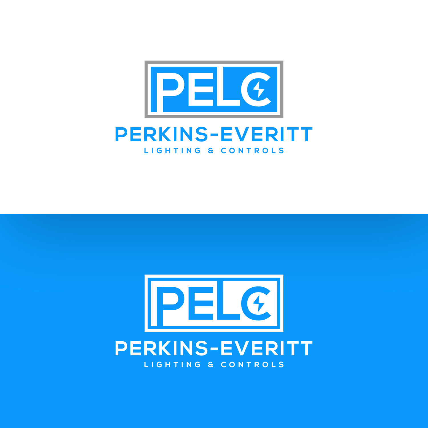 Logo Design by yhutomo for Perkins-Everitt Lighting & Controls | Design #23240970