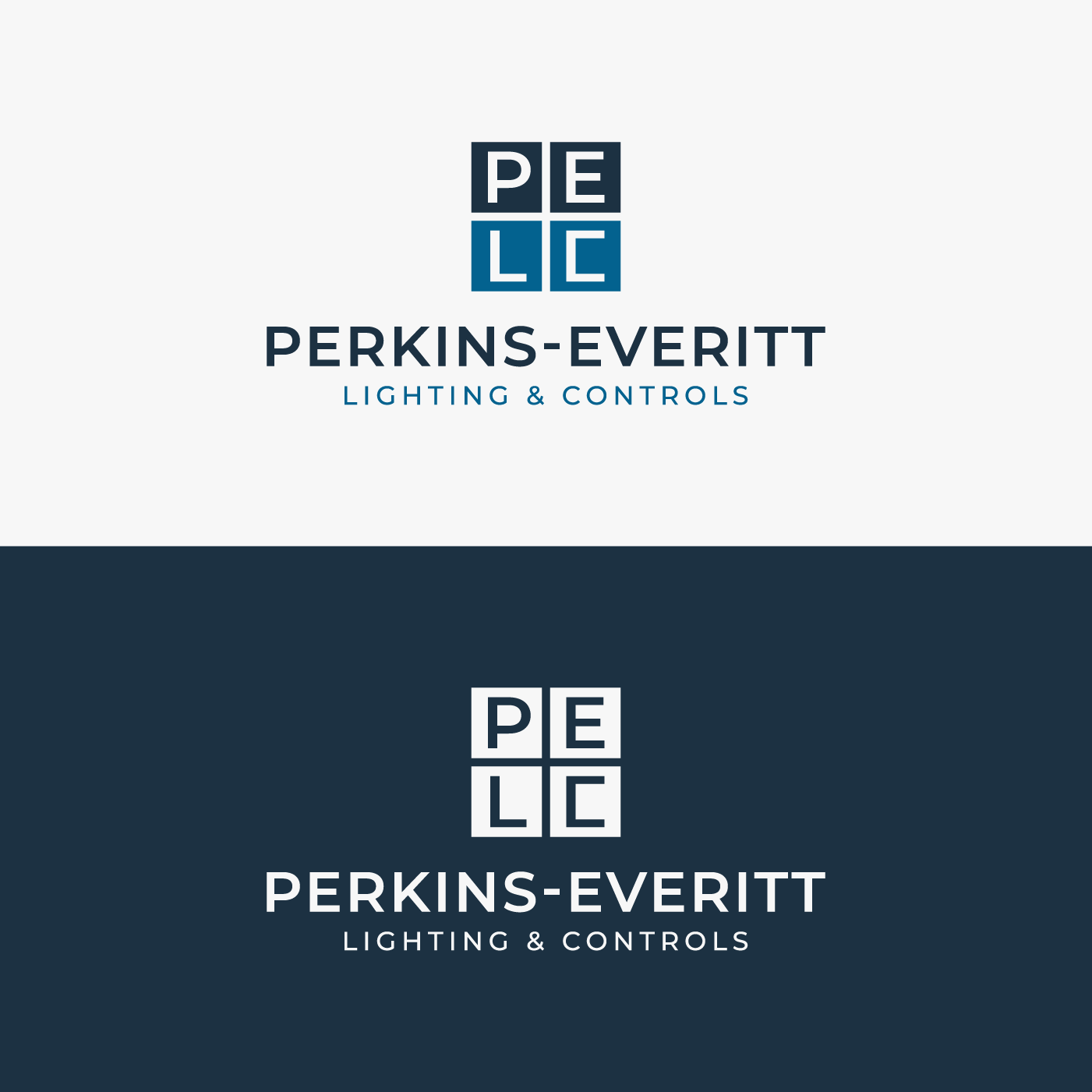 Logo Design by Top1Design for Perkins-Everitt Lighting & Controls | Design #23239015