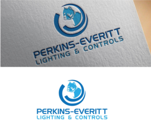 Logo Design by dobobed for Perkins-Everitt Lighting & Controls | Design: #23216313