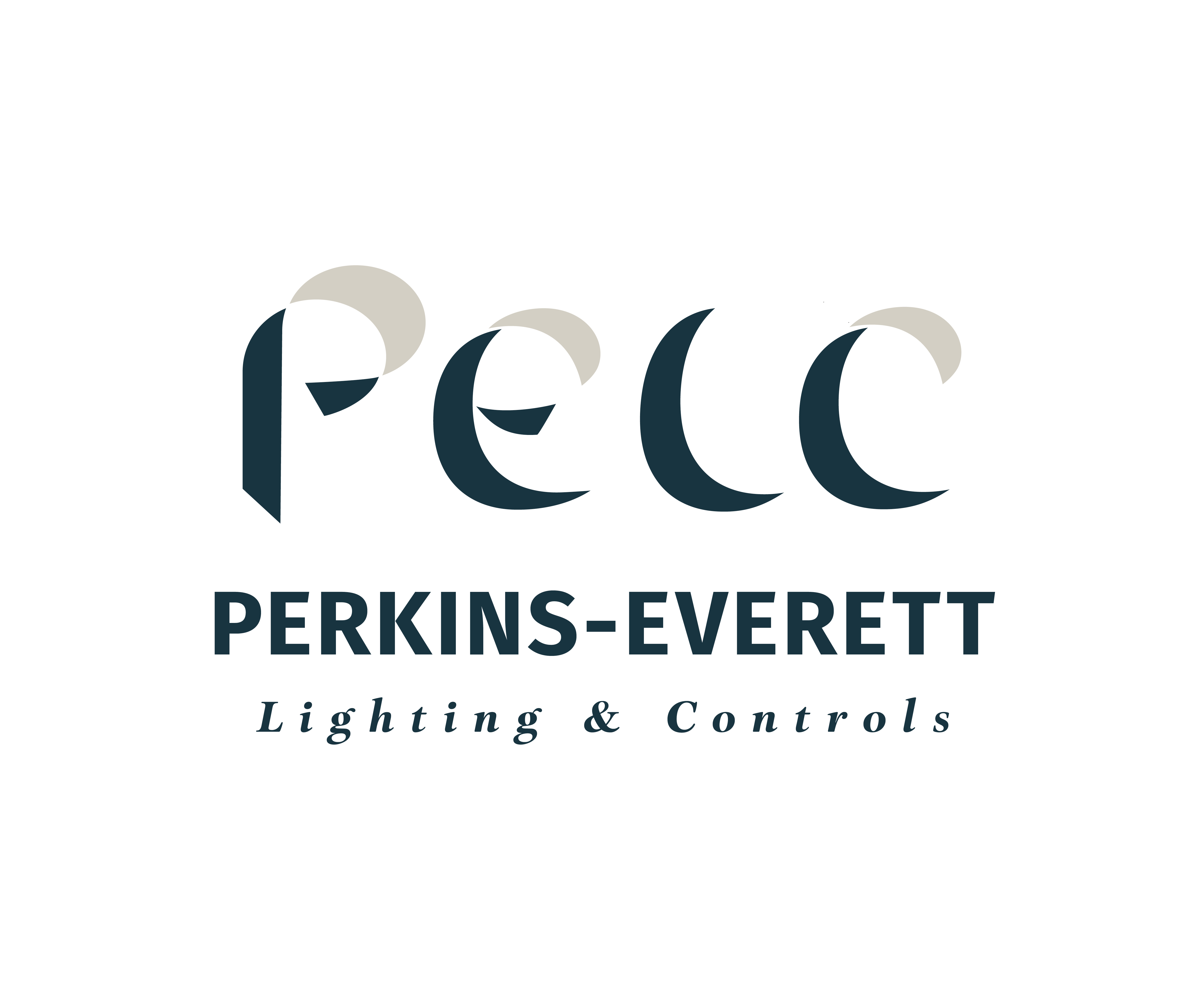 Logo Design by ChrystalDesigns for Perkins-Everitt Lighting & Controls | Design #23255523