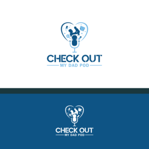 Check Out My Dad Pod  | Logo Design by Graphic Bricks