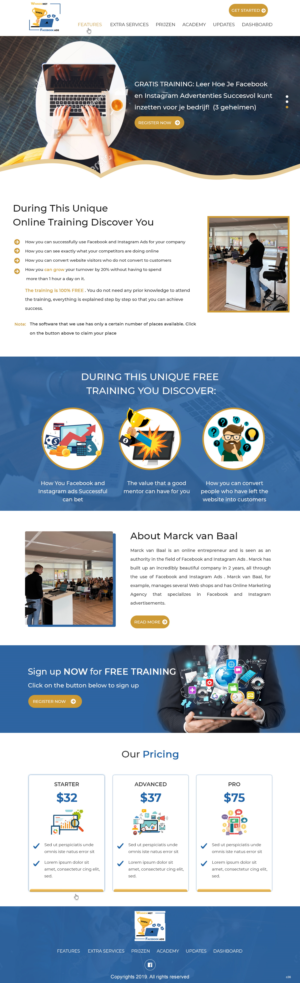 Web Design by pb for this project | Design: #23227426