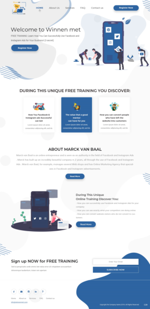 Web Design by pb for this project | Design: #23227427