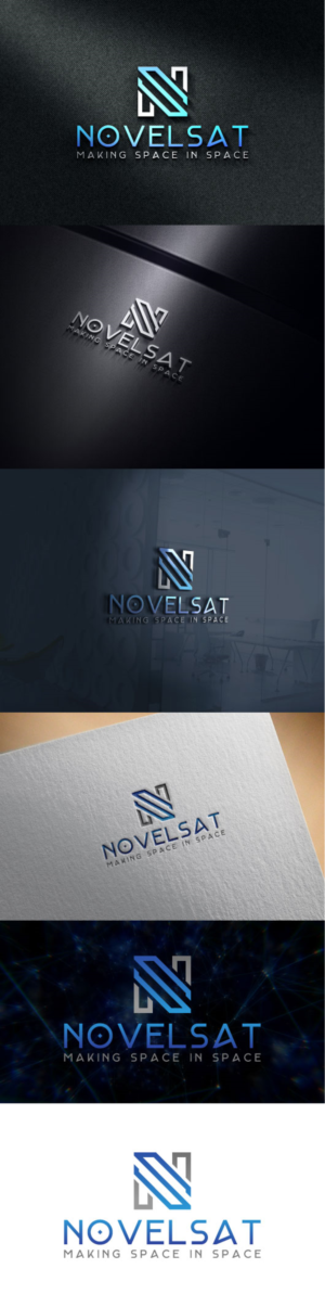 The logo can be with our full name - NovelSat or can be designed also as NS or any other idea. | Logo Design by JAHID BIN JAFAR