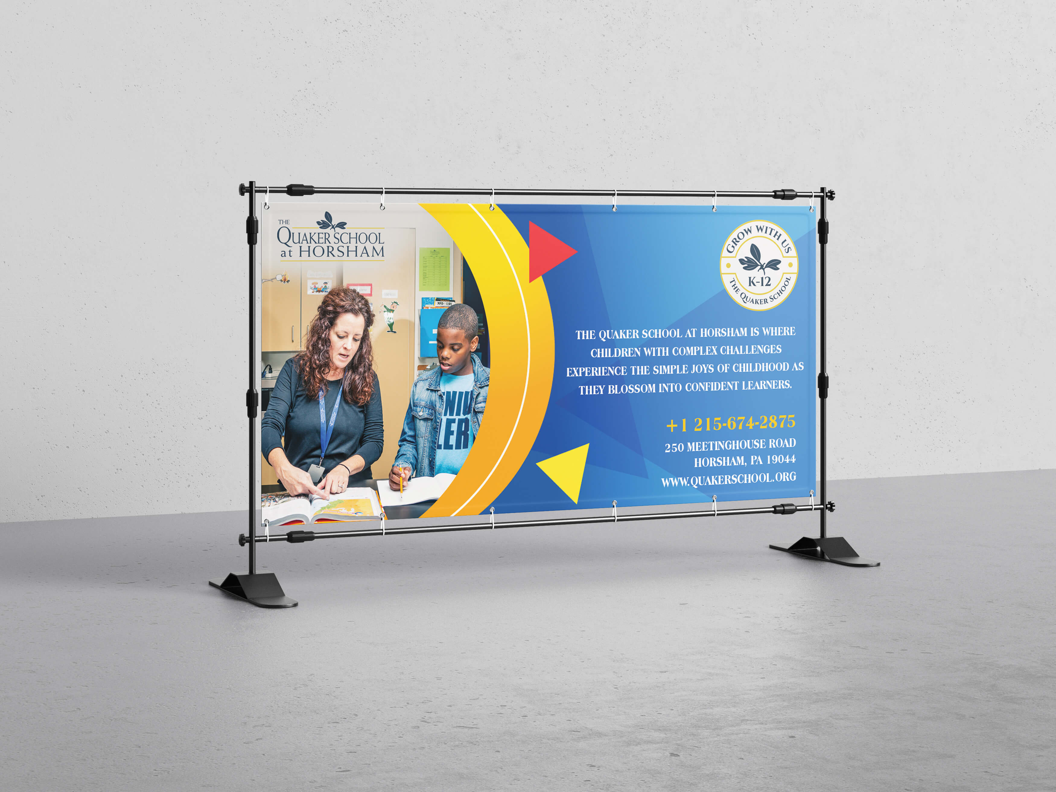 Banner-Design von Senthil Kumaar V für The Quaker School | Design #23227100