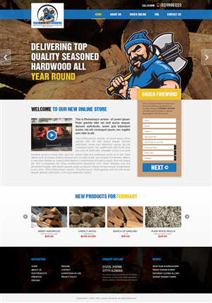 Web Design by RishiRich for this project | Design: #3065632