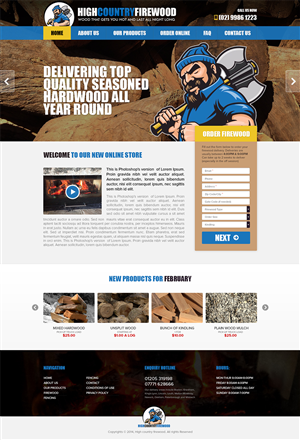 Web Design by RishiRich for this project | Design: #3079301