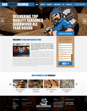 Web Design by RishiRich for this project | Design: #3123606