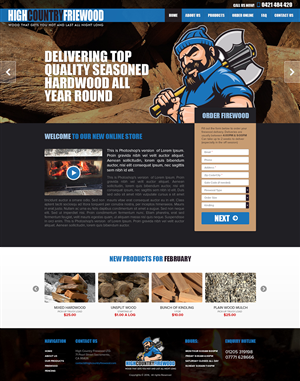 Web Design by RishiRich for this project | Design: #3140180