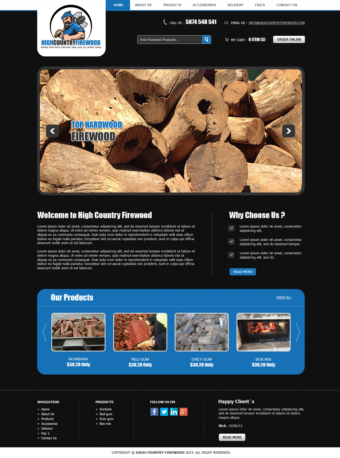 Web Design by Roy for this project | Design #3102907