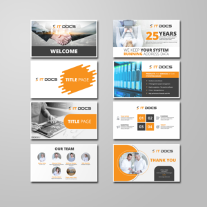 We search a new powerpoint template for our new CI | Design de PowerPoint par ecorokerz
