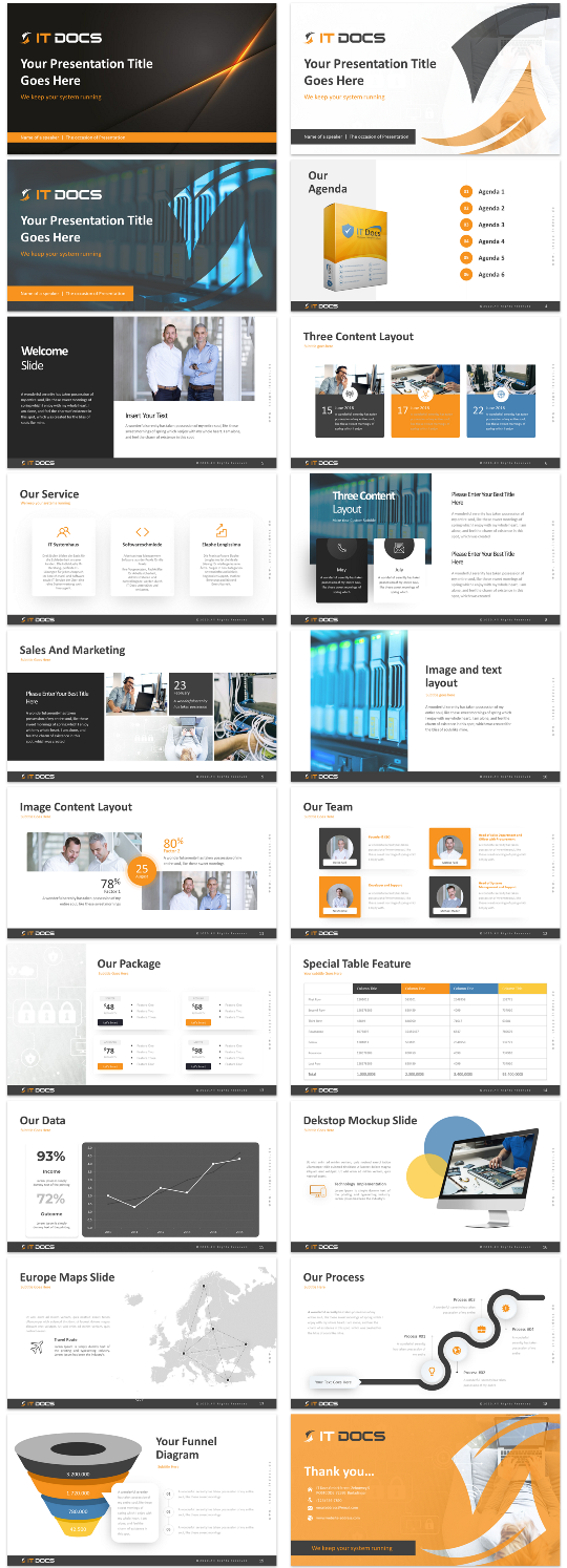PowerPoint Design by Imazing for IT Docs GmbH | Design #23250489
