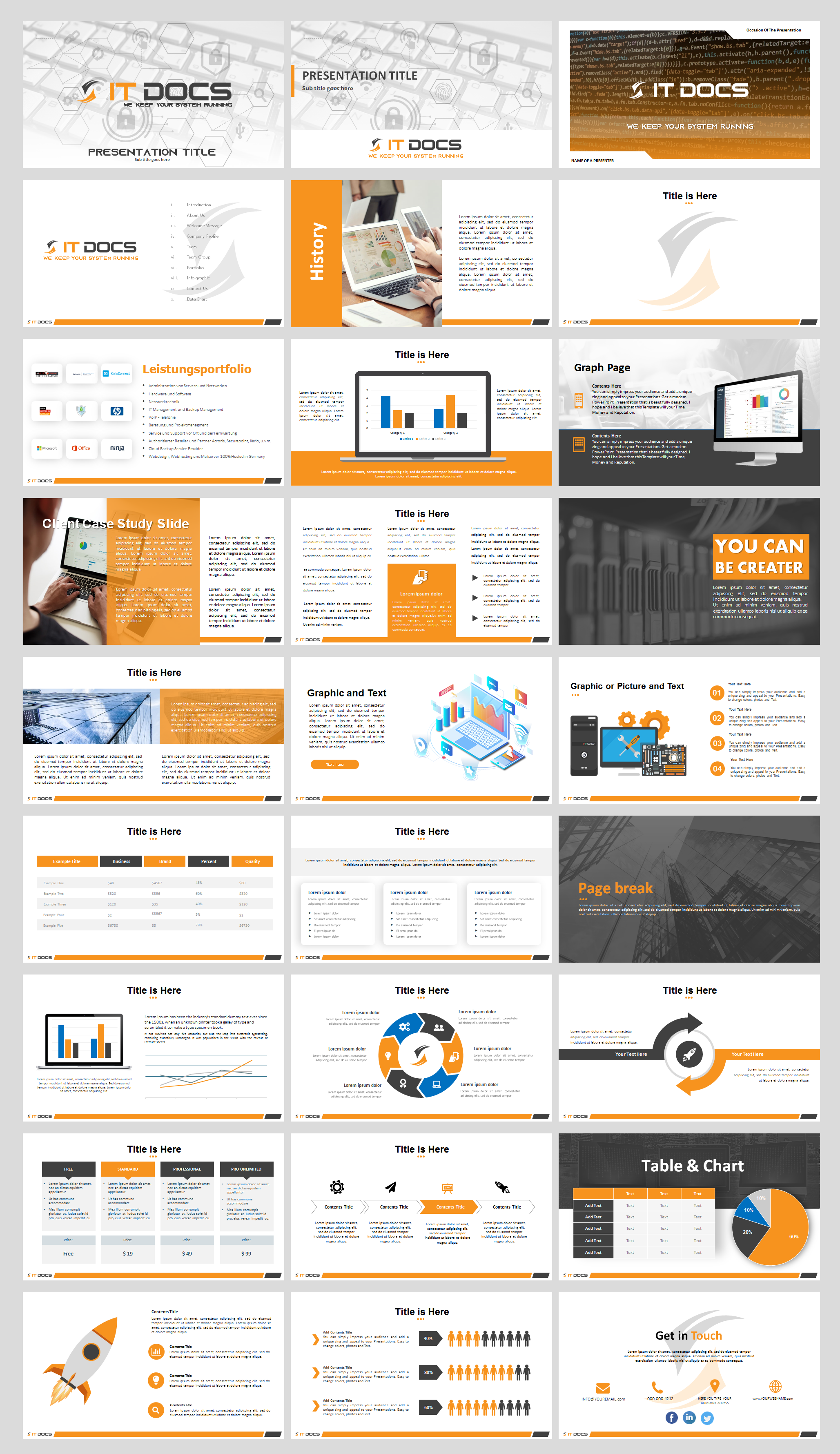 Design de PowerPoint par IndreDesign pour IT Docs GmbH | Design #23234644