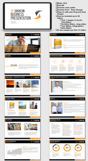 Diseño de PowerPoint por joseborgesbarboza 2 para IT Docs GmbH | Diseño: #23259424
