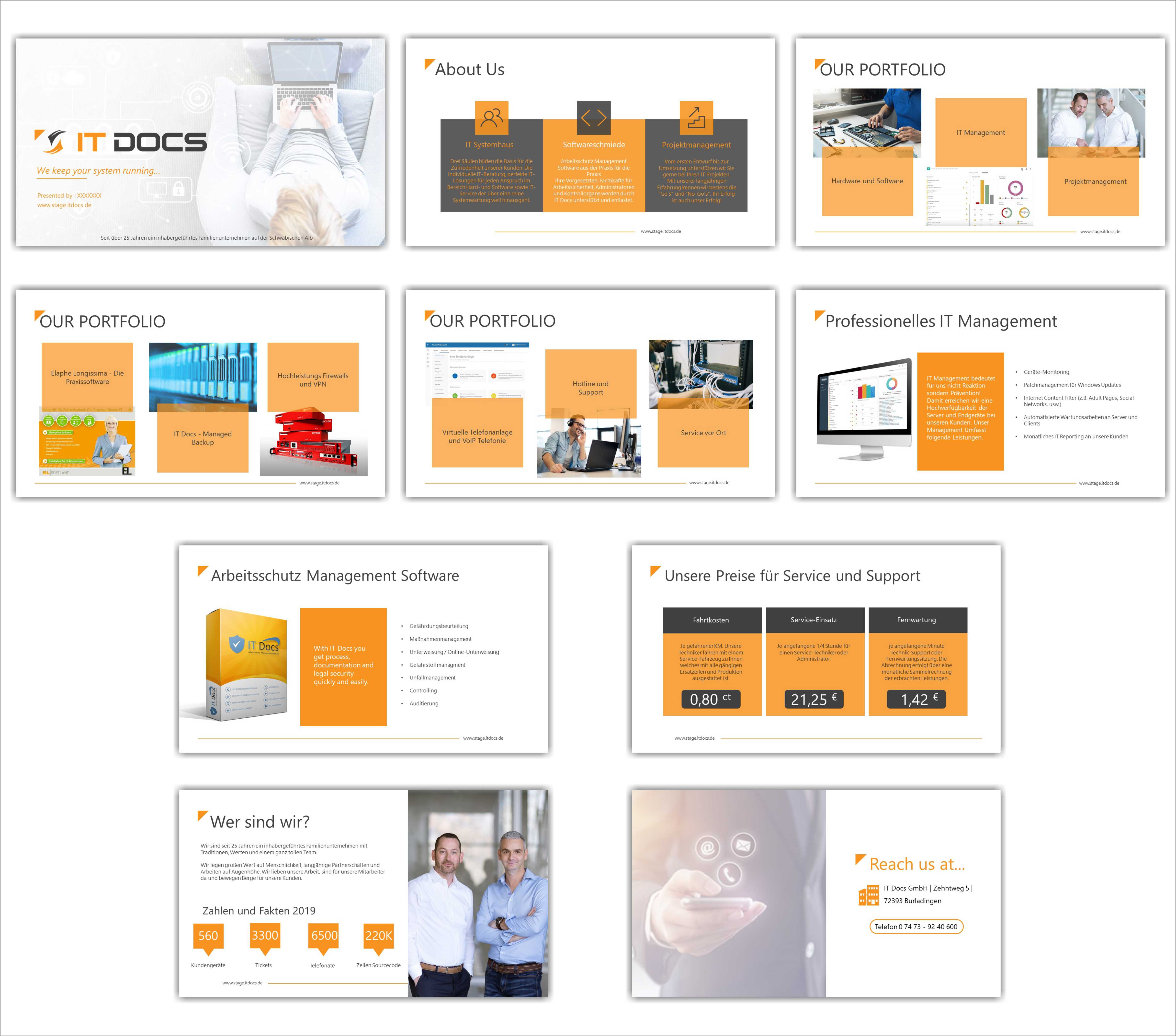PowerPoint Design by Rashmi Mehta for IT Docs GmbH | Design #23246155