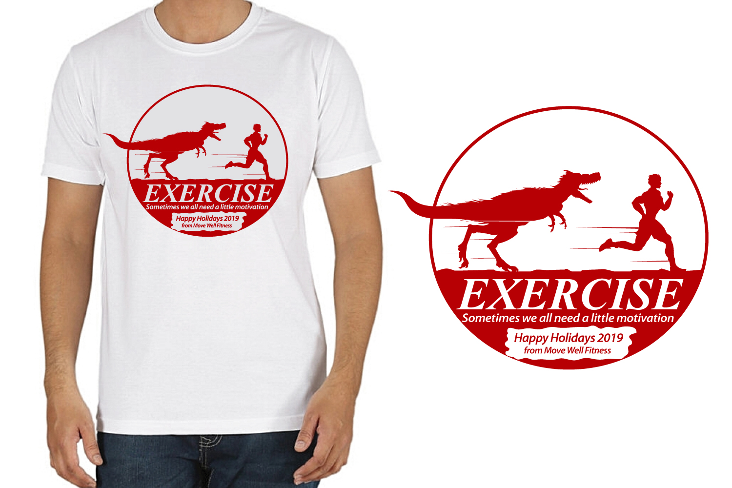 T-shirt Design by Jay Design for Move Well Fitness | Design #23232065