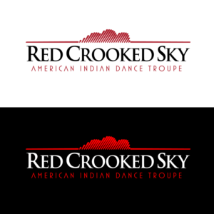 Red Crooked (Crook-ed) Sky | Logo Design by lightning.1972