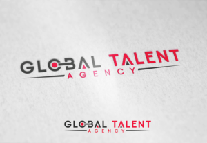 ( Global Talent Agency ) or Global Talent Agency,  Connecting International talent with great local Business. | Logo Design by IdentsArt