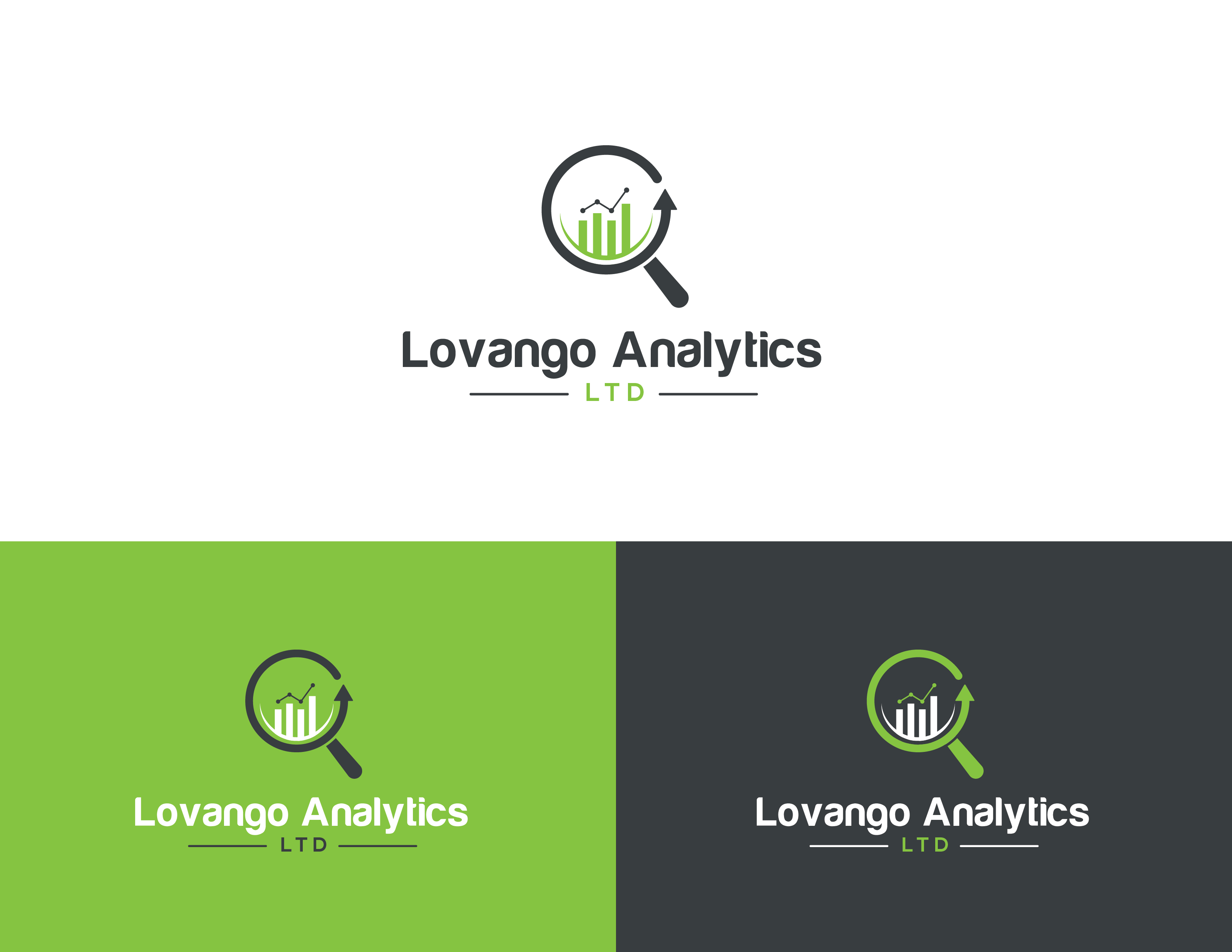 Logo Design by Farooq Zahid for Lovango Analytics Ltd | Design #23234741