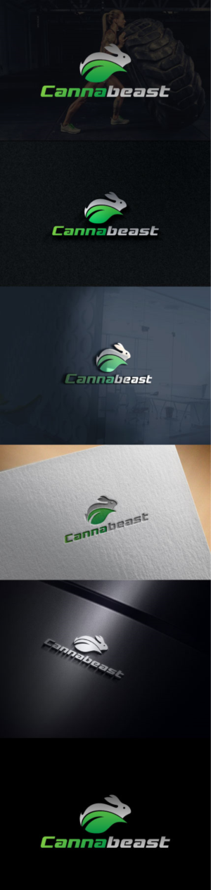 Cannabeast, or Canna Beast, or event stacked. | Logo Design by JAHID BIN JAFAR