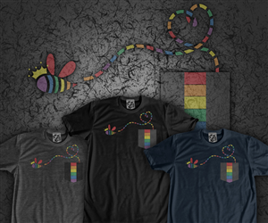 LGBT T-shirt pocket design | Design de T-shirt par jd_teedesigns