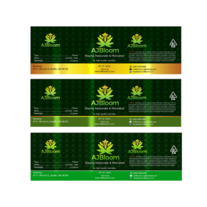 Diseño de Etiqueta por sanalkumar para AJBloom, LLC | Diseño: #23287622