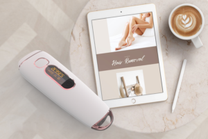 IPL Hair Removal Device Business needs product images | Diseño Gráfico por Krasimira Georgieva