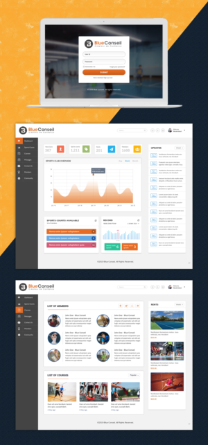Web Design by pb for blue conseil | Design: #23255264