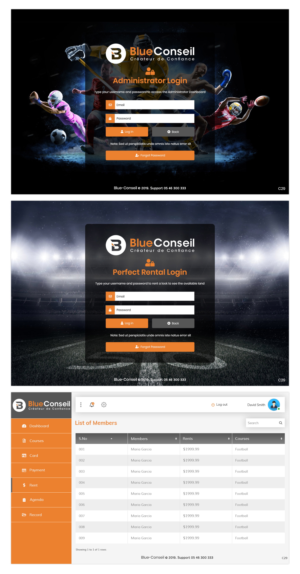 Web Design by pb for blue conseil | Design: #23255265
