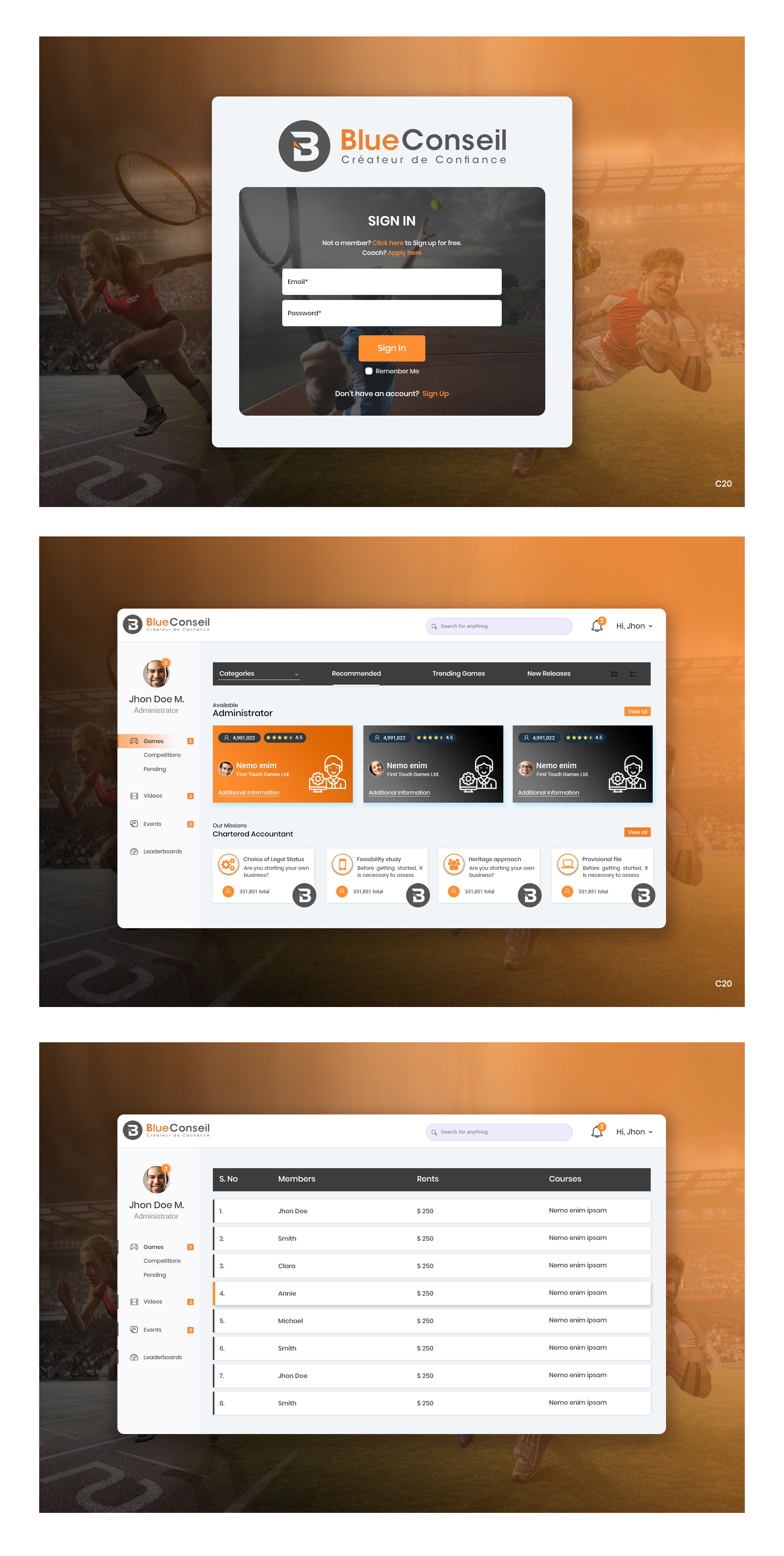 Web Design par pb pour blue conseil | Design #23255266