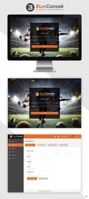 Web Design by pb for blue conseil | Design: #23266351