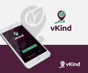 vKind | Logo Design by Ena