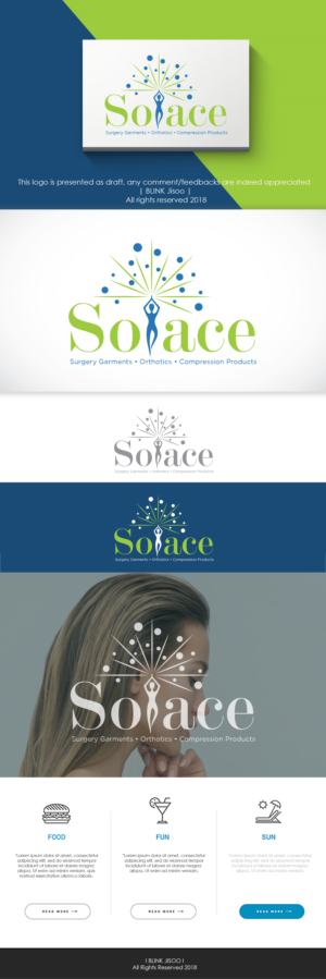 Solace | Logo Design by Kim Ji