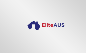 don't have preference, it can be with non text,  "EA", or "EliteAUS"  | Logo Design by MT